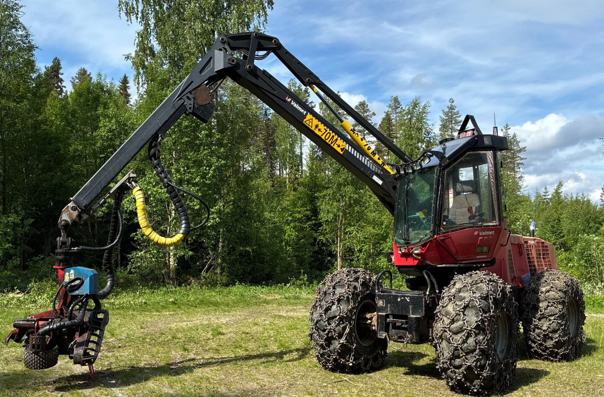 Used Valmet 911.1 2003 forestry harvester for sale, 17,525h